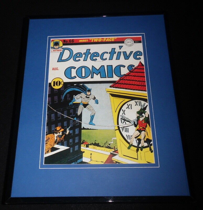 Detective Comics #66 Framed 11x14 Repro Cover Display Batman Robin Two Face
