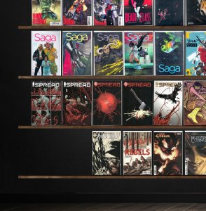 Huge Lot 150+ Comics with Spread, Saga, The Amazing Spider-Man & More!
