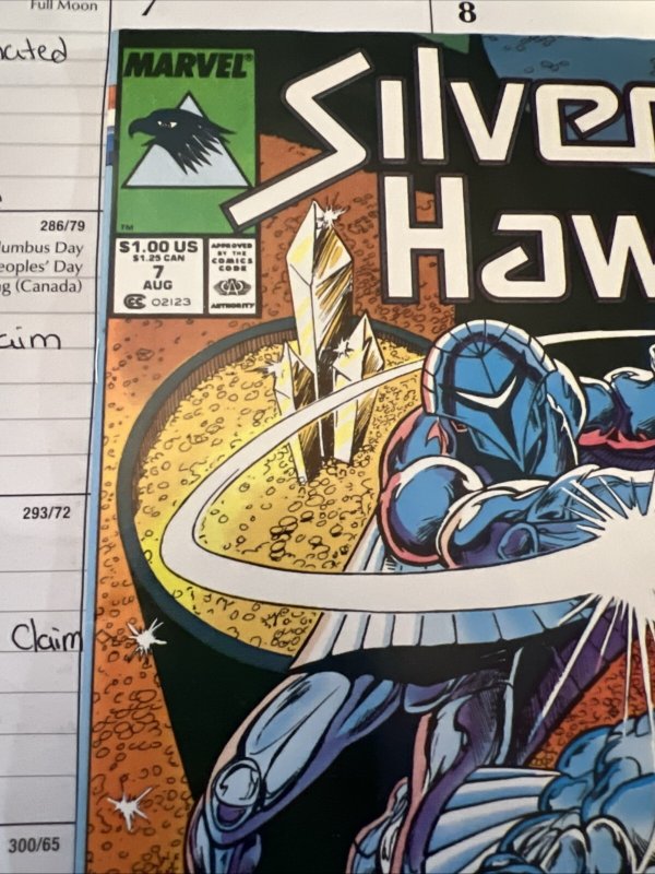 Silver Hawks #7 RARE FINAL ISSUE Marvel Comics 1988