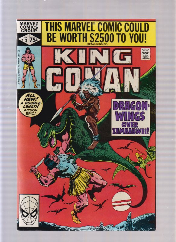 King Conan #3 - Direct Edition (8.5) 1980