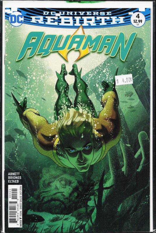 Aquaman #4 Variant Cover (2016) Aquaman