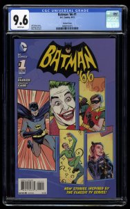 Batman '66 #1 CGC NM+ 9.6 White Pages 1:25 Case Variant