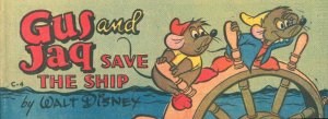 Gus and Jaq Save The Ship #4 Walt Disney Wheaties 1951 VF