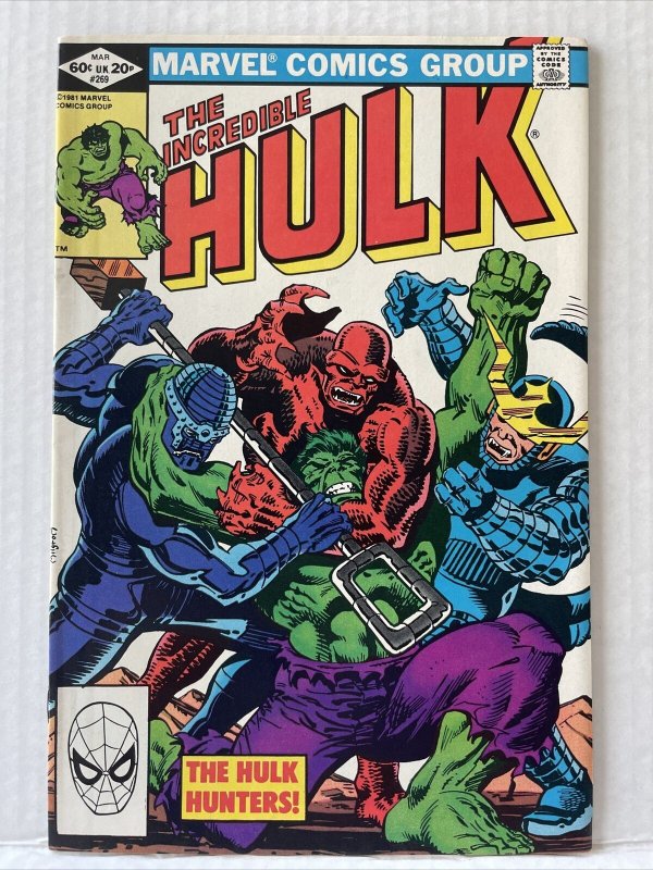 Incredible Hulk #269 1st Appearance Hulk Hunters 