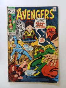 The Avengers #86 (1971) VG condition moisture damage