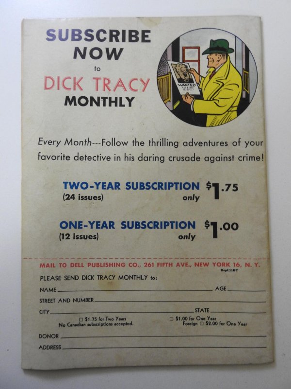 Dick Tracy Monthly #11 (1948) VG+ Condition!