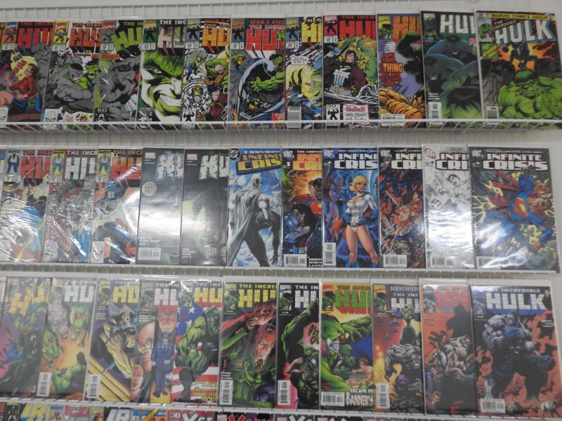 Huge Lot of 130+ Comics W/ Hulk, Spiderman, Infinity Avg. VF- Condition!