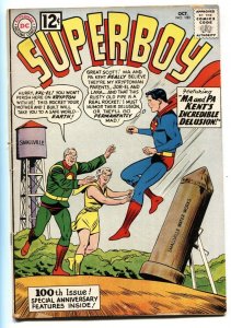 SUPERBOY #100 1962-SPECIAL ANNIVERSARY ISSUE-1st DR. XANDU