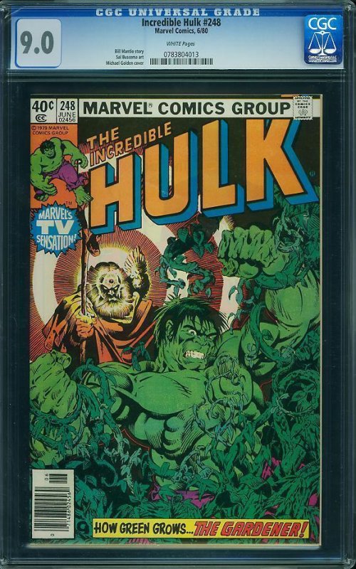 Incredible Hulk #248 (1980) CGC 9.0 VFNM