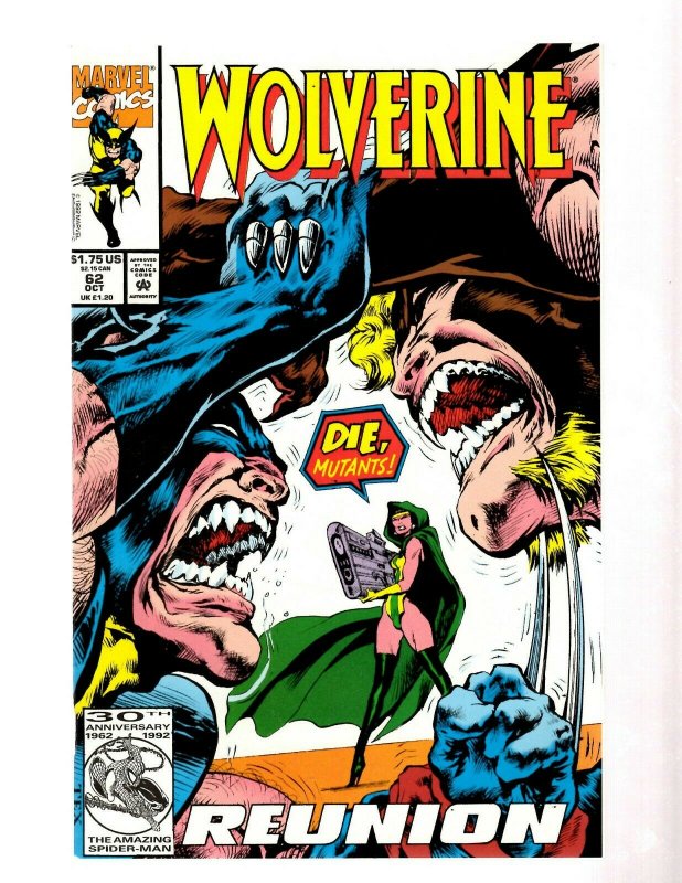 Lot of 12 Wolverine Marvel Comic Books #52 53 54 55 56 57 58 59 60 61 62 63 GK43