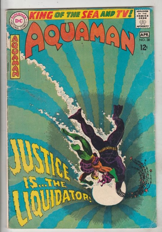 Aquaman #38 (Apr-68) FN Mid-Grade Aquaman, Aqualad, Mira