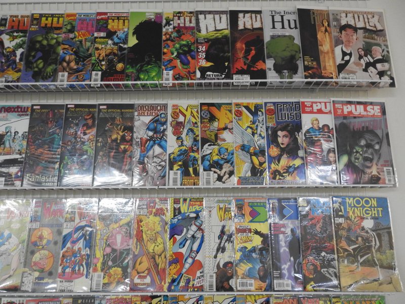 Huge Lot 150+ Comics W/ Hulk, Iron man, Captain America+ Avg VF- Condition!