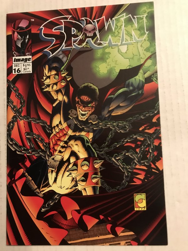 SPAWN #16 :  Image 12/93 NM-; Grant Morrison story,  1st Anti Spawn