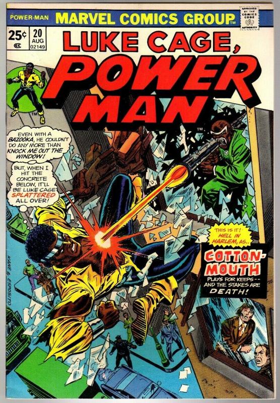 LUKE CAGE/POWER MAN 20 VG-F Aug. 1974