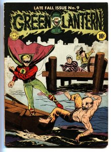 Green Lantern #9 1943 Hop Harrigan-comic book-Rare DC Golden-Age