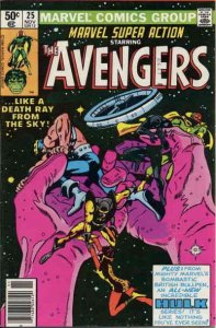 Marvel Super Action #25 (Newsstand) VG ; Marvel | low grade comic Avengers 64 re