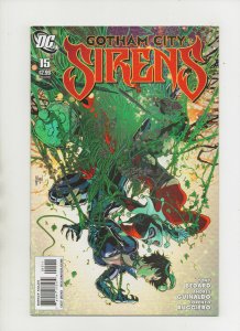 Gotham City Sirens #15 - Catwoman Harley Quinn Poison Ivy Cover (Grade 9.2) 2010