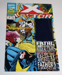 X-Factor 92 NM Marvel ERROR Hologram Cover 1st Exodus Fatal Attractions X-Men