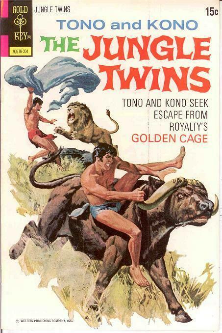 JUNGLE TWINS TONO & KONO 5 VF 1973 COMICS BOOK