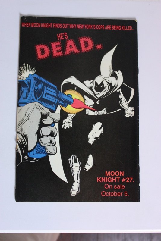 Moon Knight #26 (1982) Moon Knight FNVF