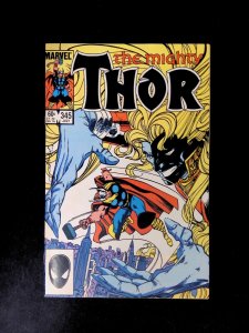 Thor #345  Marvel Comics 1984 VF+