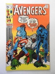 The Avengers #78 (1970) FN- Condition! indentations fc