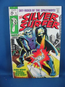 SILVER SURFER 5  VF MARVEL 1969