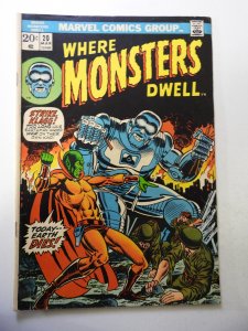 Where Monsters Dwell #20 (1973) VG Condition