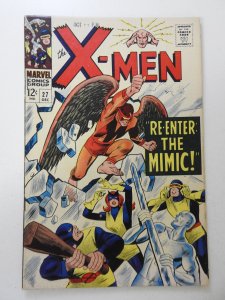 The X-Men #27 (1966) VG+ Condition moisture stain, stamp fc