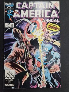 Captain America Annual #8, Featuring Wolverine, Marvel Comics, 1986