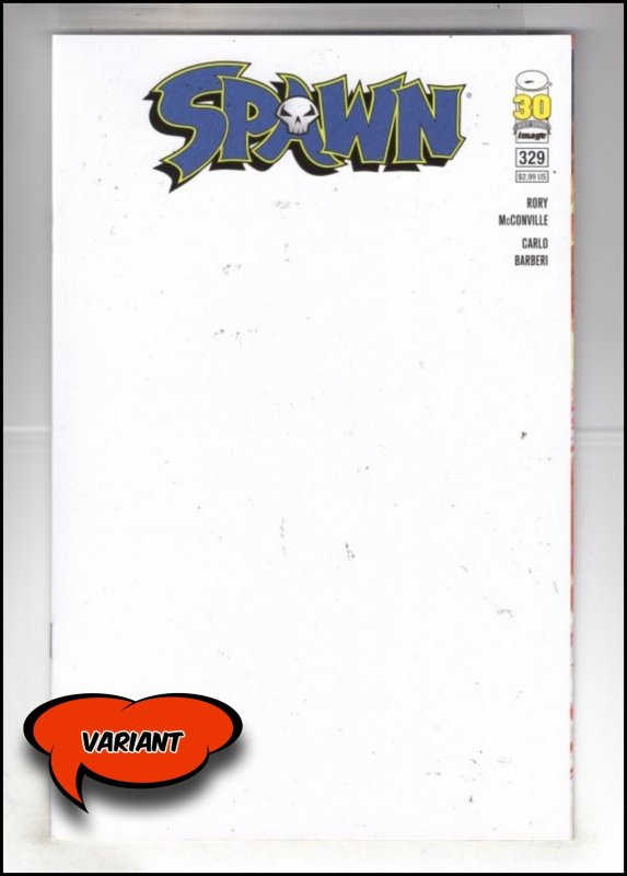 Spawn #329  (2022) Blank Variant cover    / 115-GMA1