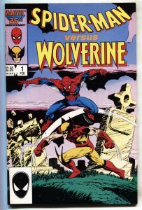 Spider-Man versus Wolverine #1--comic book--1987--Marvel--NM-