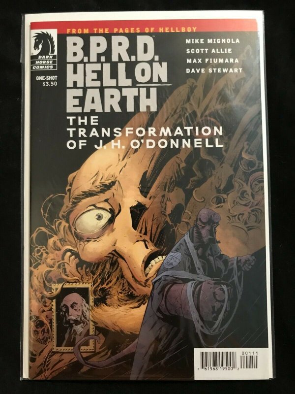 BPRD B.P.R.D TRANSFORMATION OF J.H. O'DONNELL #1 NM DARKHORSE HELLBOY 