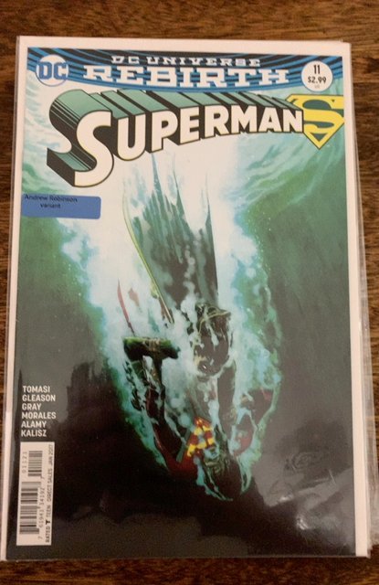 Superman #11 Andrew Robinson variant