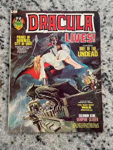 Dracula Lives # 3 FN/VF 1973 Marvel Curtis Comic Book Magazine Vampire 3 J869