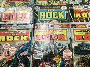 OUR ARMY AT WAR#252-300 VG-VF LOT (20 BOOKS) SGT. ROCK 1972 DC BRONZE AGE COMICS