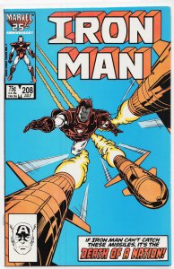 Iron Man #208 Direct Edition (1986) Iron Man