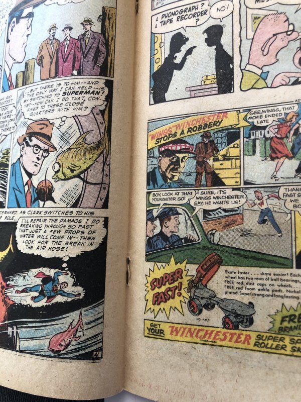 Superman 101(1955)Lex Luther story!reader-missing cntrfold(2 Pgs)