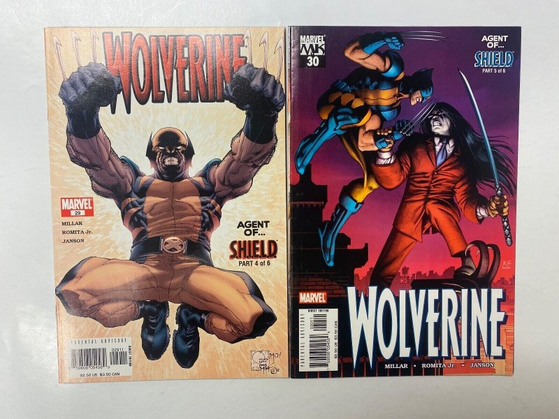 4 Wolverine MARVEL comic book #27 28 29 30 92 KM8