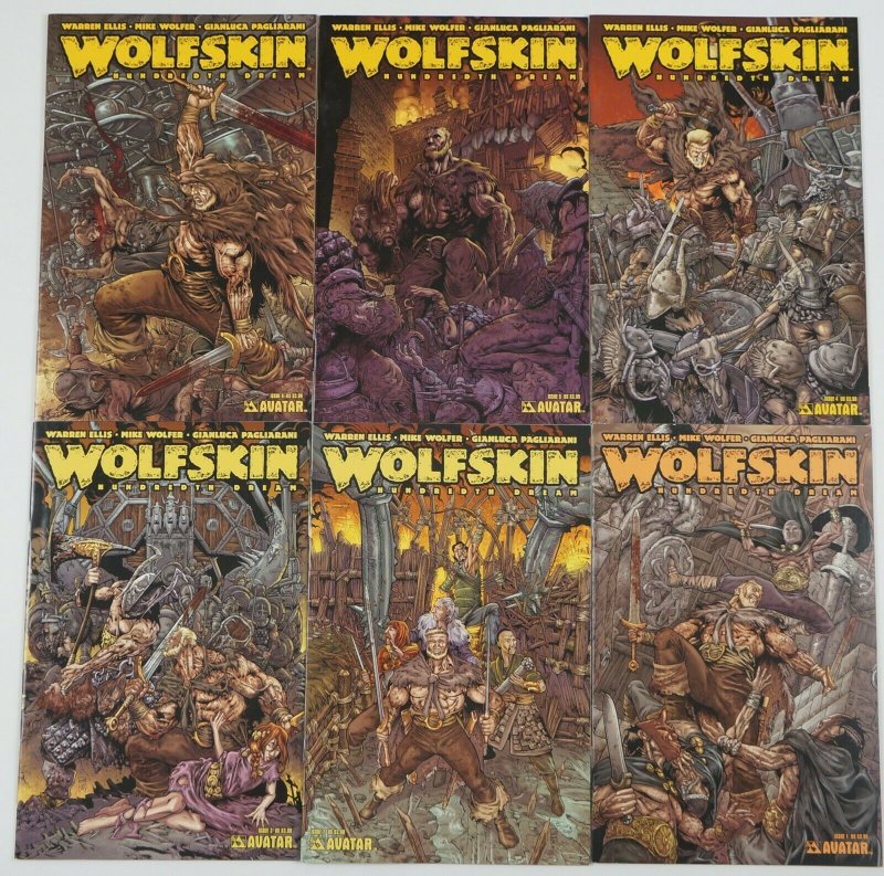 Warren Ellis' Wolfskin: Hundredth Dream #1-6 VF/NM complete series 2 3 4 5 set