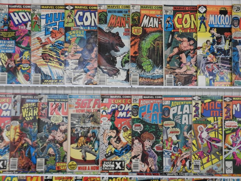 Attic Find Lot 55+ Comics Avg VG Condition! STRONG ACIDIC ODOR!  Great Reading!