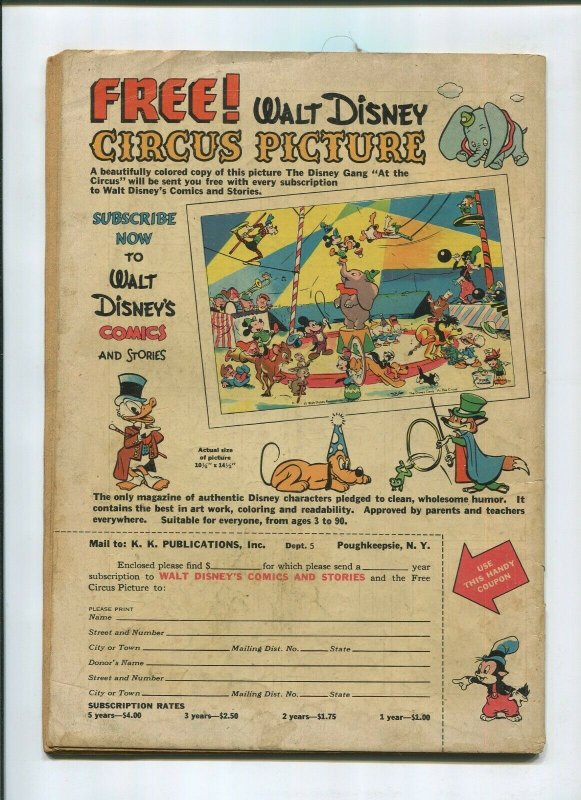 WALT DISNEYS COMICS & STORIES #128 (4.5) *THE FISHERMAN COLLECTION 1951