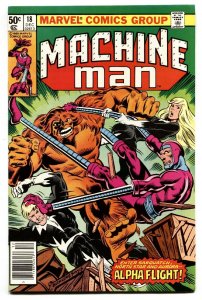 Machine Man #18 1980 Alpha Flight-Marvel comic book VF/NM