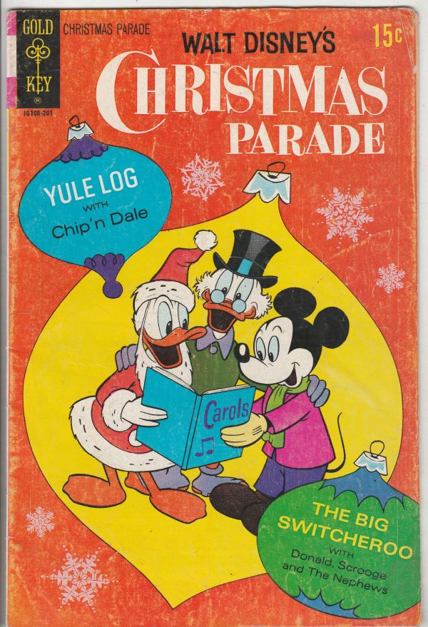 Walt Disney's Christmas Parade #9 (Jan-61) VG Affordable-Grade Scrooge ...