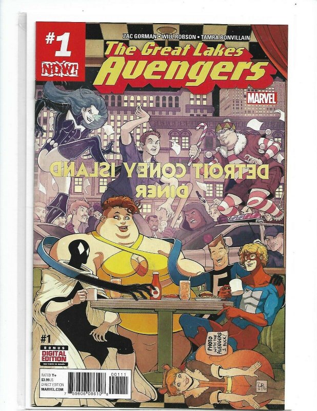 Great Lakes Avengers 1A Robson Variant NM 2016    nw118