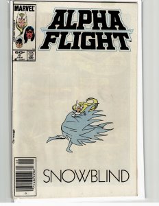 Alpha Flight #6 Newsstand Edition (1984) Alpha Flight