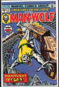 Creatures on the Loose #34 (1975) Man-Wolf