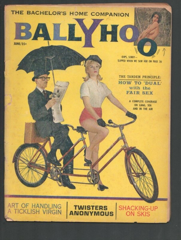 Ballyhoo Magazine #2 6/1962-Laurie-Satire-parody-gags-and more-Art by Bill We...