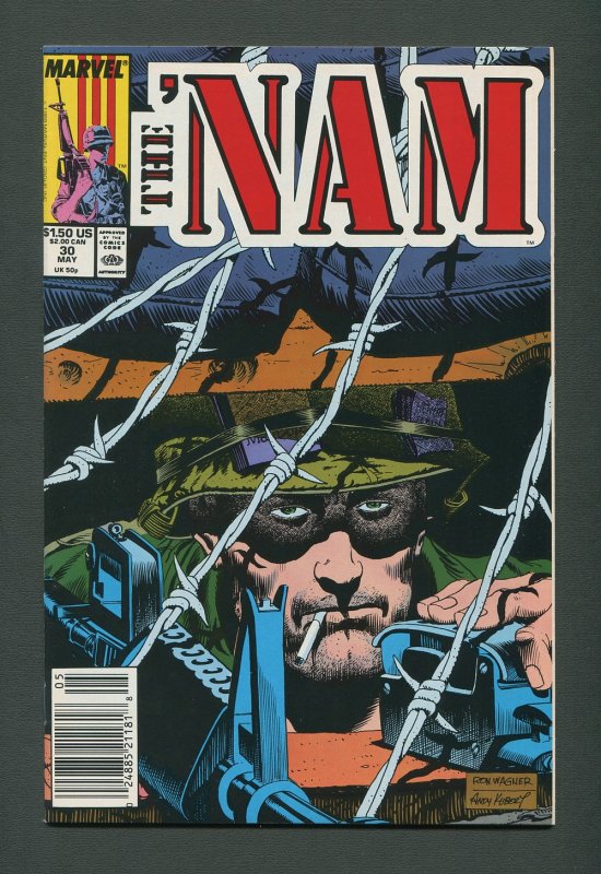 The Nam #30   / 9.6 NM+  - 9.8 NM-MT   / Newsstand / May 1989