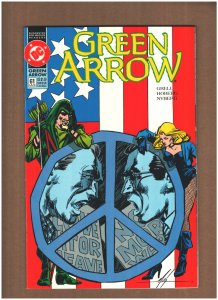 Green Arrow #61 DC Comics 1992 Mike Grell BLACK CANARY APP. NM- 9.2